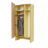 Шкаф для верхней одежды персонала во входную группу из коллекции мебели «НЕГА» (желтый) - «globural.ru» - Якутск