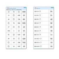 Комплект карточек (10) "Обучающий калейдоскоп. Умножение и деление в два шага" - «globural.ru» - Якутск