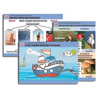 Комплект таблиц для начальной школы "Русский язык. Имя существительное" - «globural.ru» - Якутск