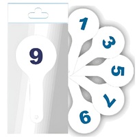 Касса-веер цифр от 0 до 9 - «globural.ru» - Якутск