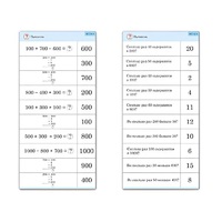 Комплект карточек (10) "Обучающий калейдоскоп. Трехзначные числа" - «globural.ru» - Якутск