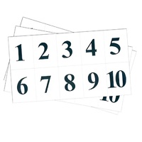 Набор цифр от 1 до 10 (для начальной школы) - «globural.ru» - Якутск