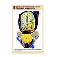 Рельефная таблица "Долька печени. Макро-микростроение" (формат А1, матовое ламинир.) - «globural.ru» - Якутск