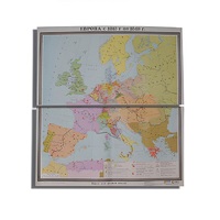 Учебная карта "Европа с 1815 - 1849 г.г." 1180*1070 мм (матовое, 2-стороннее лам.) - «globural.ru» - Якутск