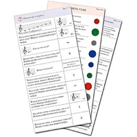 Комплект карточек (10) "Обучающий калейдоскоп. Музыкальные термины" - «globural.ru» - Якутск