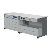 Стол лабораторный демонстрационный с электрическими розетками, автоматами аварийного отключения тока - «globural.ru» - Якутск