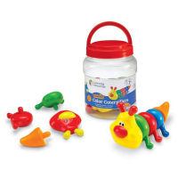 Игра на сенсомоторное развитие "Цветные гусеницы" - «globural.ru» - Якутск