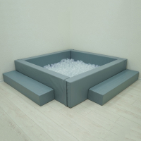 Сухой бассейн с шариками и RGB-подсветкой 190х190 см - «globural.ru» - Якутск
