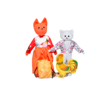 Набор шагающих кукол к сказке "Кот, Петух и Лиса" - «globural.ru» - Якутск