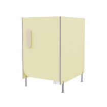 Гигиеническая кабинка из коллекции «НЕГА» (цвет желтый) - «globural.ru» - Якутск