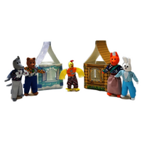 Набор шагающих кукол к сказке "Заюшкина избушка" - «globural.ru» - Якутск