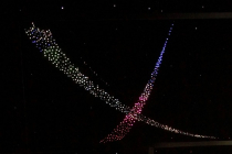 Потолок "Звездное небо с анимационным фибероптическим эффектом метеориты" - «globural.ru» - Якутск