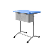 Стол ученический одноместный регулируемый по высоте с перфорированным экраном - «globural.ru» - Якутск