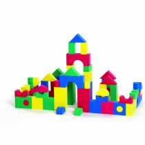 Блоки геометрические мягкие. Набор для класса. - «globural.ru» - Якутск