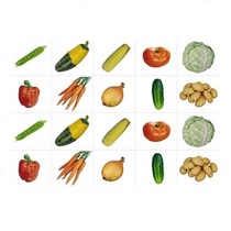 Комплект карточек. Серия наглядных пособий "Запоминай, играй, считай". Овощи. - «globural.ru» - Якутск