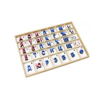 Малый подвижный деревянный алфавит-печатные буквы - «globural.ru» - Якутск