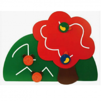 Настенный развивающий модуль "Яблонька" - «globural.ru» - Якутск