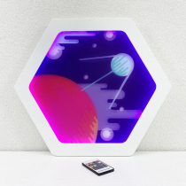 Декоративная тактильная панель с подсветкой - «Спутник» - «globural.ru» - Якутск