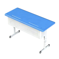 Стол ученический двухместный регулируемый с перфорированным экраном гр.р.  3-7 - «globural.ru» - Якутск