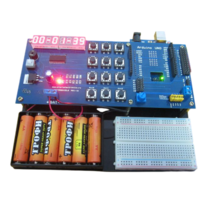 Набор для быстрого прототипирования электронных устройств на основе микроконтроллерной платформы "Макрошилд MS1-16 KV" - «globural.ru» - Якутск