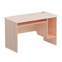 Стол преподавателя компьютерный 900х600х760 (бук/белый) - «globural.ru» - Якутск