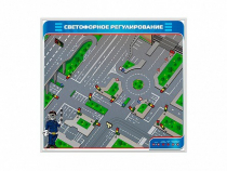 Электрифицированный магнитно-маркерный стенд "Светофорное регулирование" - «globural.ru» - Якутск