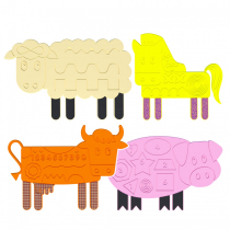 Набор тактильно-развивающих панелей «Ферма» - «globural.ru» - Якутск