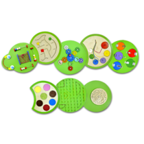 Тактильно-развивающая панель "Гусеница Жужа" - «globural.ru» - Якутск