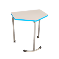 Стол модульный трапециевидный Flexy с полиуретановой кромкой - «globural.ru» - Якутск