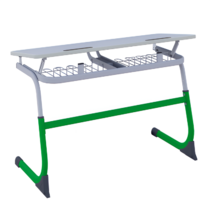 Парта двухместная Smarty регулируемая по высоте с углом наклона столешницы - «globural.ru» - Якутск