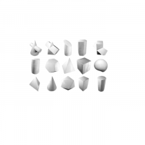 Комплект гипсовых моделей геометрических тел  - «globural.ru» - Якутск