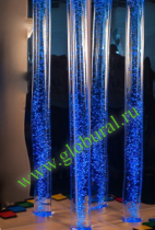 Интерактивная воздушнопузырьковая трубка «Ручеек» с пультом управления - «globural.ru» - Якутск