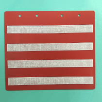 Красный лист-вкладыш в папку ПЕКС БОЛЬШАЯ  для карточек 4*4 см - «globural.ru» - Якутск