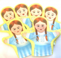 Набор кукол - рукавичек  "Эмоции. Девочки" - «globural.ru» - Якутск