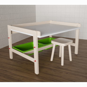 Стол растущий на регулируемых ножках «Снежок №1» - «globural.ru» - Якутск