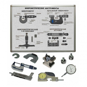 Комплект учебного оборудования «Метрология. Технические измерения в машиностроении» на 5 лабораторных работ - «globural.ru» - Якутск