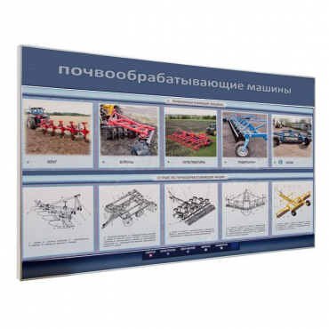 Электрифицированный светодинамический стенд «Почвообрабатывающие машины» - «globural.ru» - Якутск