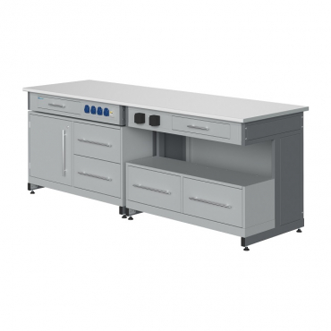 Стол лабораторный демонстрационный с электрическими розетками, автоматами аварийного отключения тока - «globural.ru» - Якутск