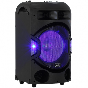 Переносная мобильная акустическая система с возможностью подключения микрофона и проигрывания аудиофайлов с флеш-накопителя мощностью не менее 250 Вт - «globural.ru» - Якутск